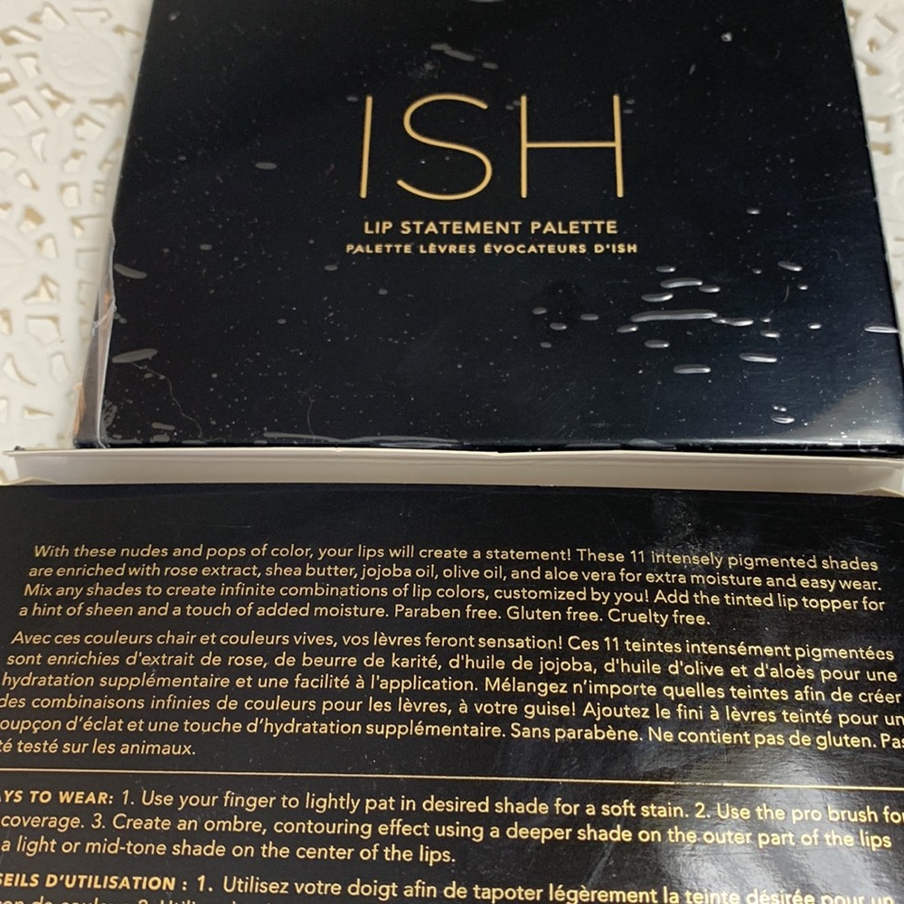 ISH lip statement palette NIB 12 Beautiful Shades Pinks, Reds, Tans. - Picture 7 of 13